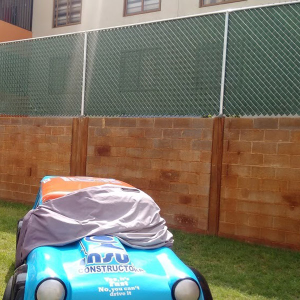 Cinta de privacidad PVC